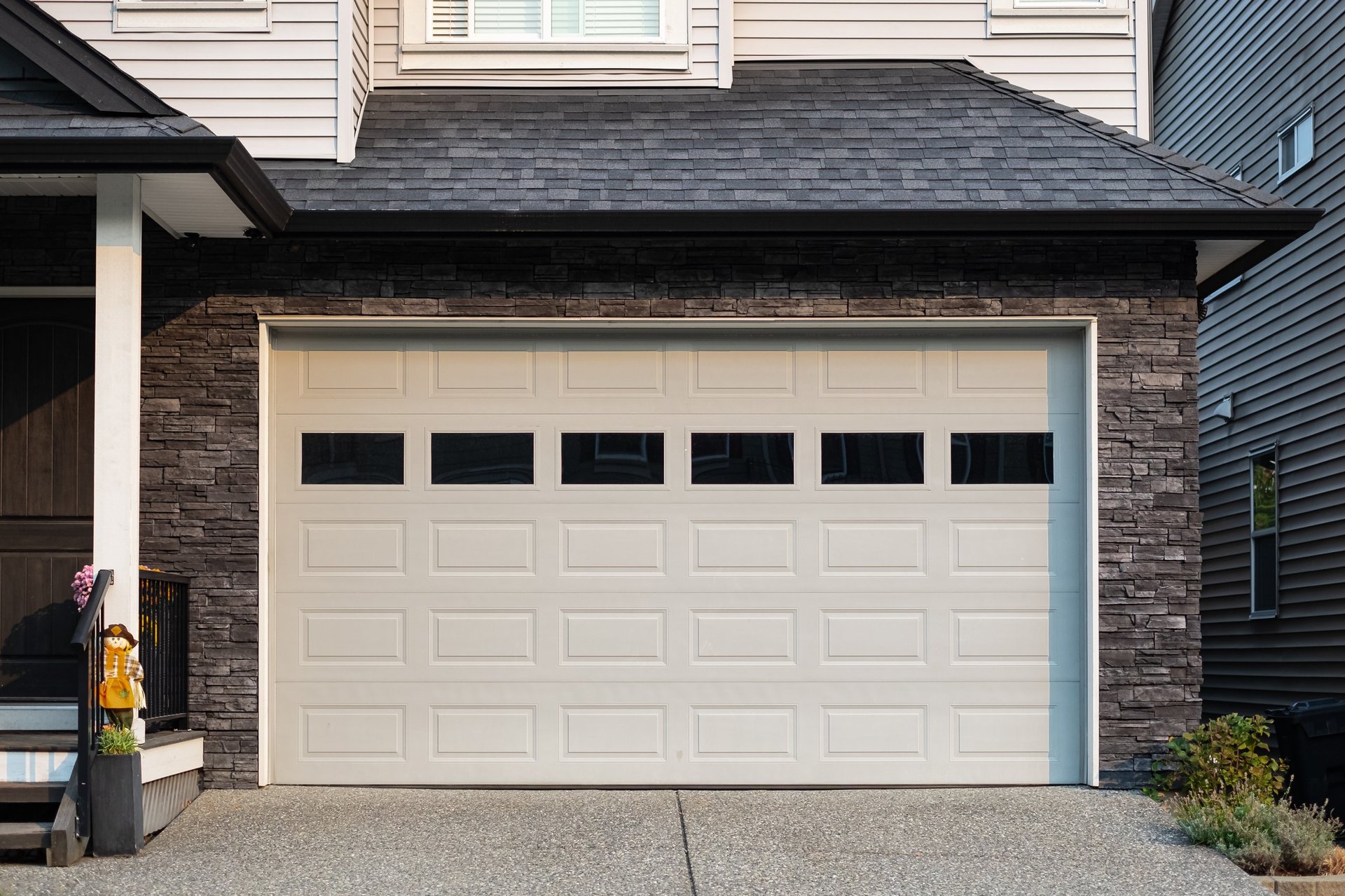 Garage door background