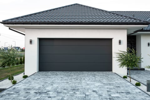 Designer entrance garage with modern luxurious exterior in Coquitlam BC for Fraser Valley residential homes