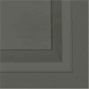 Nested square shapes with layered effect in shades of gray and dark gray