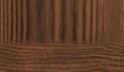Close-up of warm brown wood grain texture with vertical panels and natural striations