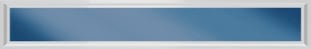 Horizontal gradient bar transitioning from dark blue to light blue with white border frame