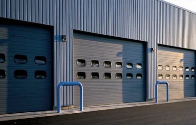 Industrial warehouse overhead doors in Coquitlam for commercial door maintenance in Lower Mainland BC