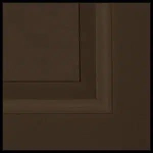 Overlapping brown paper sheets or cardboard layers arranged in an L-shape against a dark background