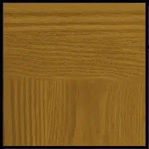 Close-up of two wood grain textures showing smooth and vertical grain patterns in golden-brown tones